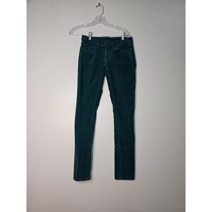 Patagonia Corduroy Pants Teal Slim Womens Size 26